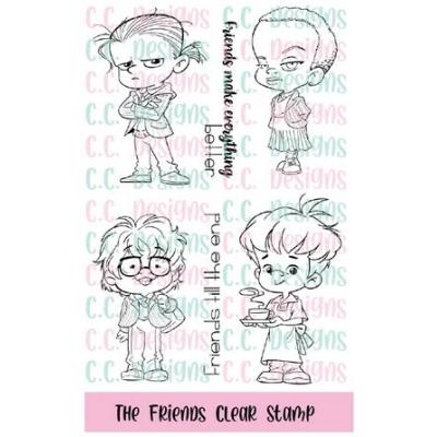 C.C. Designs Clear Stamps - The Friends